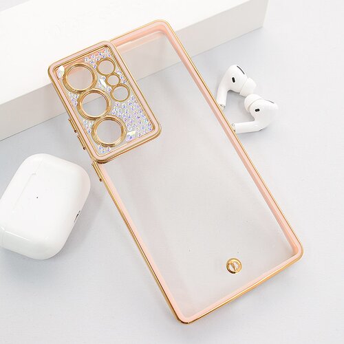  Maska za Samsung S25 Ultra/ S938B Luxury Crystal Clear roze Cene