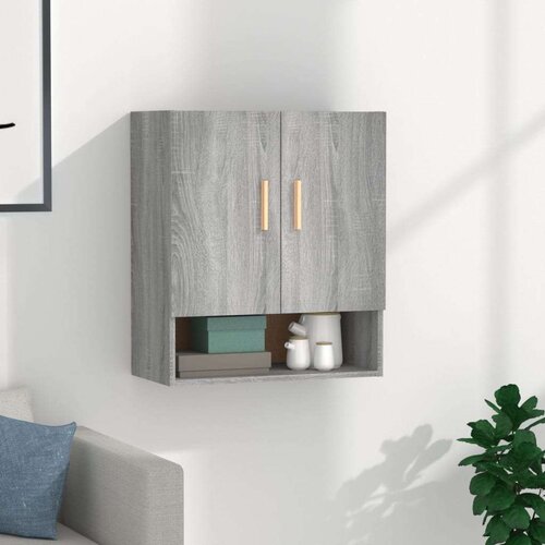  Stenska omarica siva sonoma 60x31x70 cm konstruiran les, (20716441) Cene