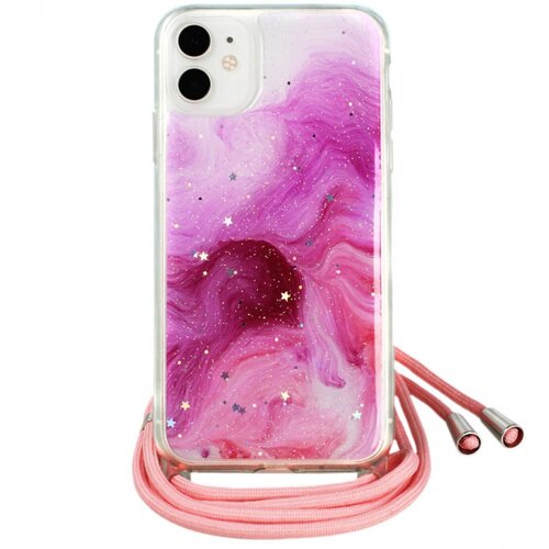  Storm silikonski ovitek z vrvico za samsung galaxy A72 A726 - roza Cene
