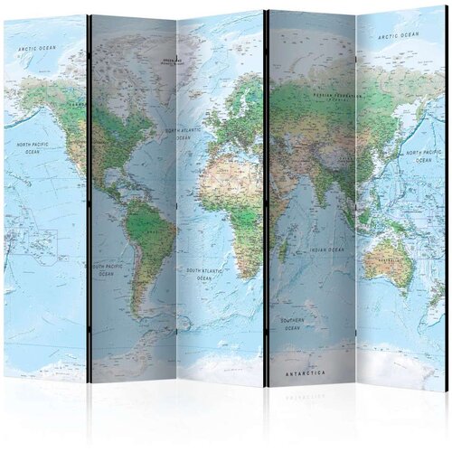  Paravan u 5 dijelova - World Map [Room Dividers] 225x172 Cijene