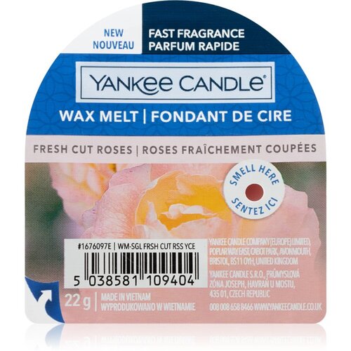 Yankee Candle Fresh Cut Roses vosek za aroma lučko 22 g unisex Cene