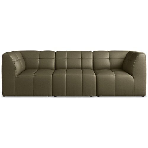 Makamii Kaki zelena sofa od imitacije kože 255 cm Aloha &amp;ndash; Slike