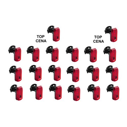 Neo bike components Neo bike Zadnje svetlo safe 2,crna,20kom ( N02005-20kom ) Slike