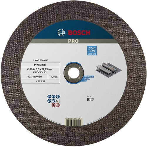 Bosch PRO daska za sečenje 300x3,2x22,33 mm ravna metalna Slike