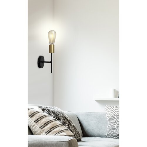 Candellux crespilo zidna lampa crna 1X40W E27 Slike