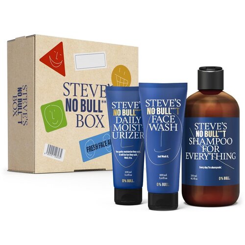Steve´s No Bull***t Fresh Face All Day Set šampon 250 ml za muškarce Cene