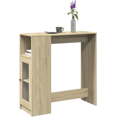  Barski stol s držačima boja hrasta sonome 101x40x103,5cm drveni Cijene