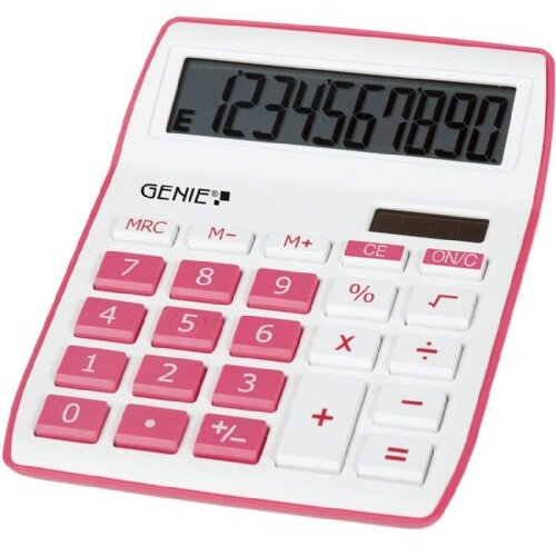Genie Kalkulator 10-mestni 840 b roza Slike