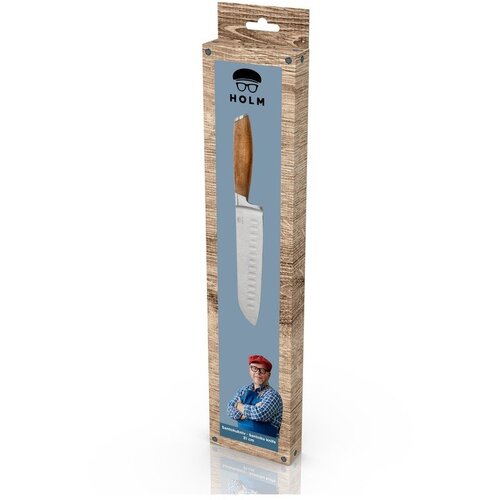 Holm Santoku nož iz nerjavečega jekla &amp;ndash; Slike