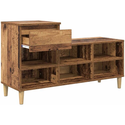  Ormar za cipele Staro drvo 102 x 36 x 60 cm Konstruirano drvo Slike