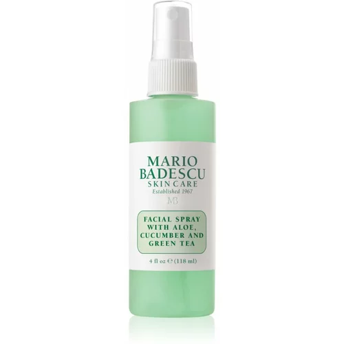 Mario Badescu Facial Spray with Aloe, Cucumber and Green Tea hladilna in osvežilna meglica za utrujeno kožo 118 ml