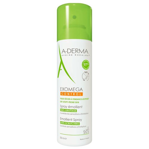 Avene Exomega Control hidratantna krema za jačanje barijere osjetljive i atopične kože u spreju 200 ml Slike
