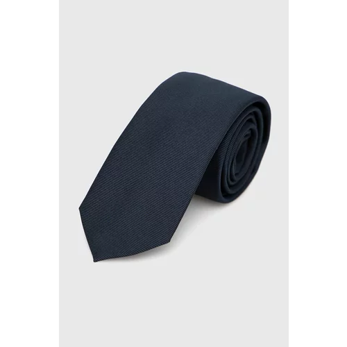 Hugo Svilena kravata mornarsko modra barva