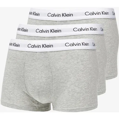 Calvin Klein low rise trunks 3 pack grey