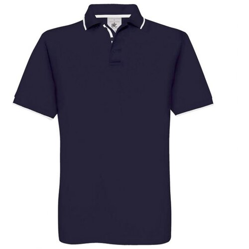  MAJICA KRATKI RUKAVI B&C SAFRAN SPORT 180G TAMNOPLAVA/BIJELA 2XL * DO ISTEKA ZALIHA Cene