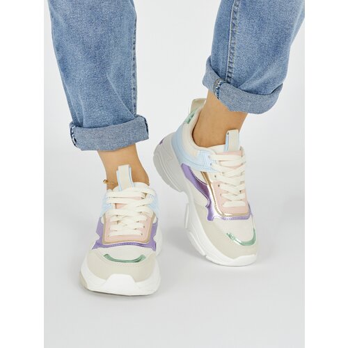 Shelvt Multicoloured women's sports shoes with a thick sole Cijene
