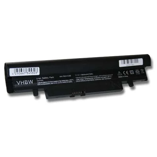 VHBW Baterija za Samsung N148 / N150, crna, 6600 mAh