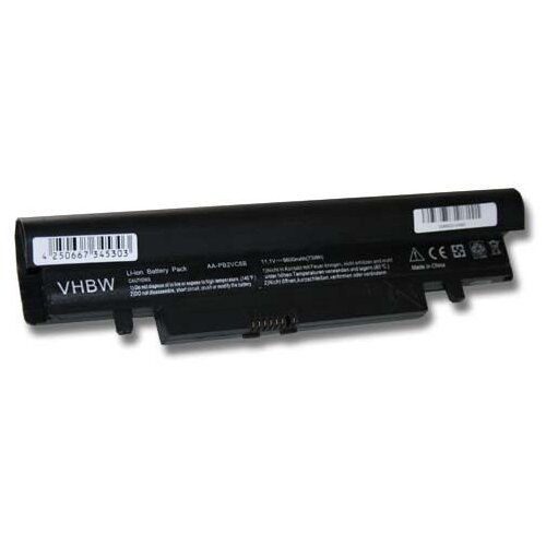 VHBW Baterija za Samsung N148 / N150, crna, 6600 mAh Slike