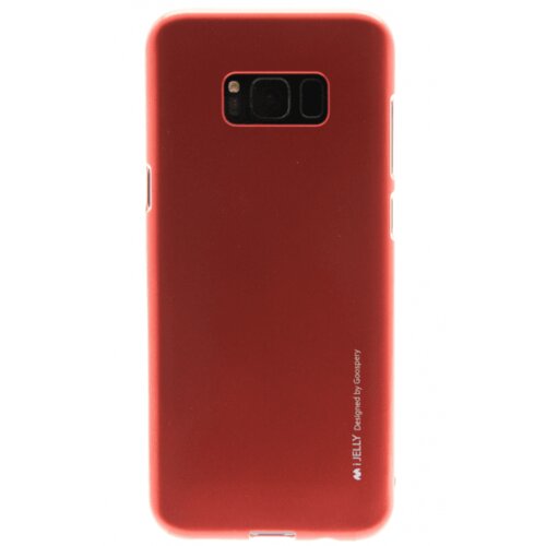 Goospery Jelly tanek silikonski ovitek (0,3) za Samsung Galaxy S8 plus - rde&amp;Auml; Slike