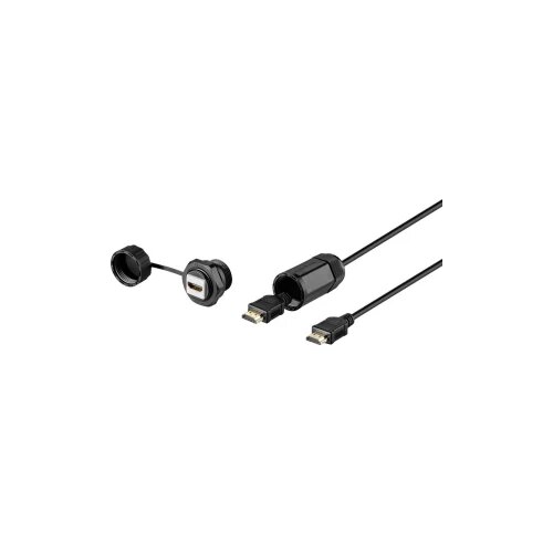 Renkforce HDMI Adapter [1x Muški konektor HDMI - 1x Ženski konektor HDMI] Crna Vodootporan Cijene
