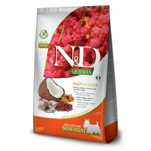 Farmina n&d quinoa hrana za pse skin&coat herring&coconut mini 2,5kg Cene