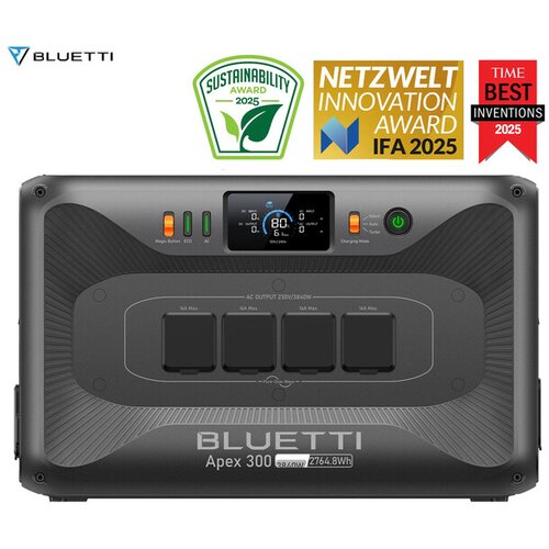 BLUETTI polnilna postaja APEX 300, 2.764 Wh, 3.840 W, črna Slike