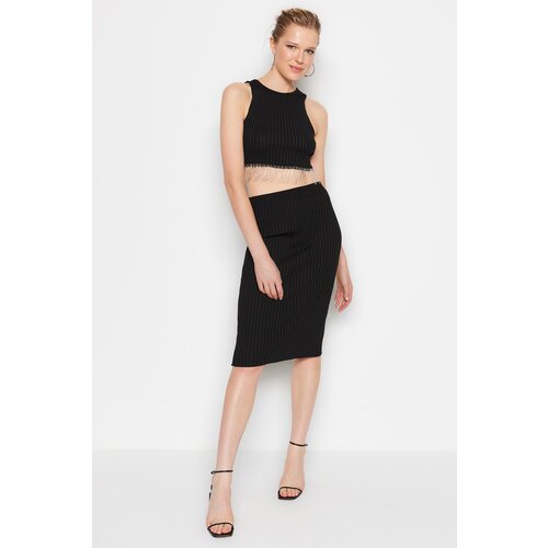 Trendyol Two-Piece Set - Black - Slim fit Cene