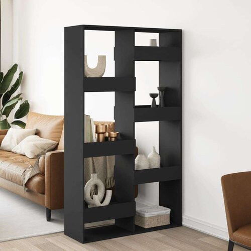 vidaXL Sobna pregrada crna 100 x 33 x 175 cm od konstruiranog drva Cijene