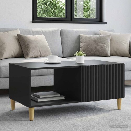  Kava Stol Crna 90 x 50 x 40 cm Konstruirano drvo Cijene