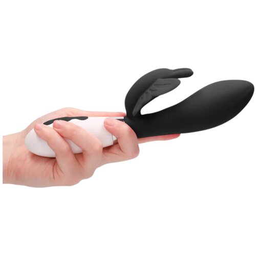 Alexios vibrator s krakovima za klitoris u obliku leptira (crni) Slike