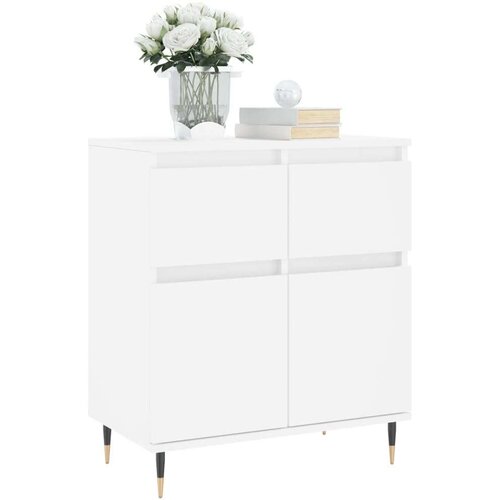 VidaXL Komoda bijela 60 x 35 x 70 cm od konstruiranog drva Slike