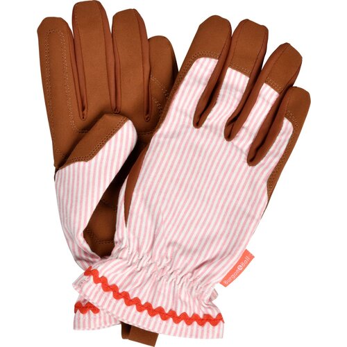 Burgon & Ball Vrtne rokavice "Collector" - črte - Blush Cene