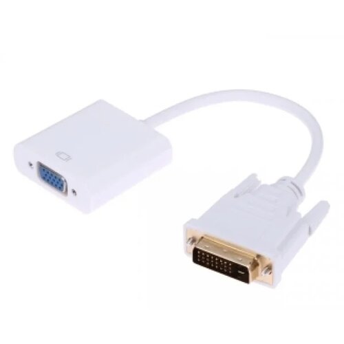E-green Adapter DVI-D (M) - VGA (F) beli Slike