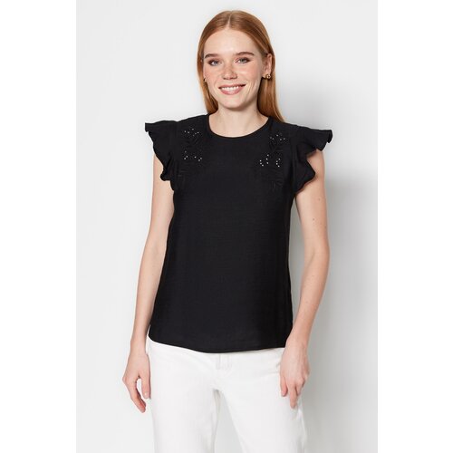 Trendyol Blouse - Black - Regular fit Slike