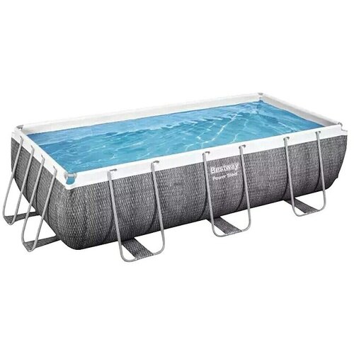Bestway Bazen sa čeličnim okvirom Power Steel (Siva, 6.478 l) Slike