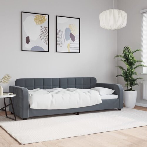 VidaXL Dnevni krevet tamnosivi 80 x 200 cm bar&amp;scaron;unasti Slike