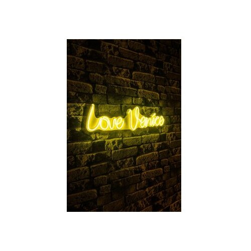 WALLXPERT dekorativna plastična led rasveta love venice yellow Slike