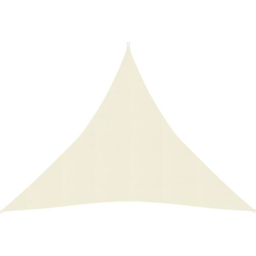 vidaXL Senčno jadro 160 g/m² krem 3x3x3 m HDPE Cene