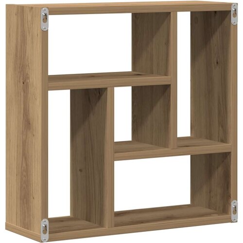  Zidna polica Artisan hrast 45x16x45 cm izrađeno drvo Slike