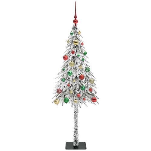  Božićno drvce s 150 LED svjetlima Bijelo 150 cm PE i čelik Slike