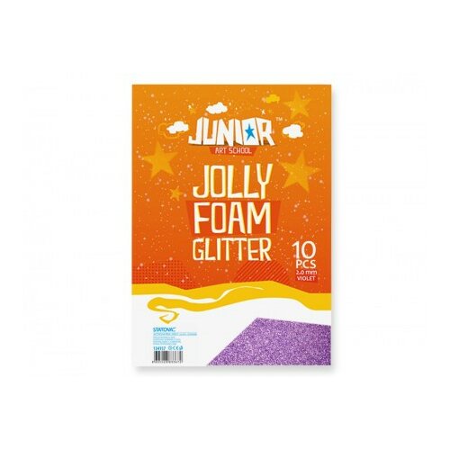 Jolly glitter foam, eva pena sa šljokicama, ljubičasta, A4, 10K ( 134157 ) Slike