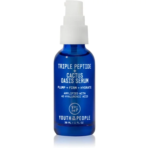 Youth To The People Triple Peptide + Cactus Oasis Serum serum za lice za lice i vrat 30 ml