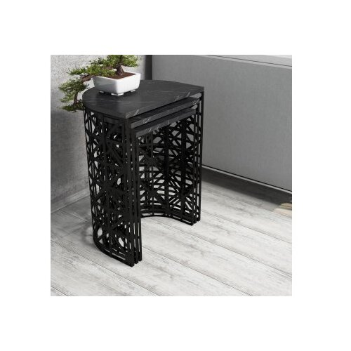 Hanah home Stil Black Marble 3 kom Cene
