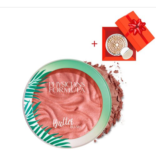 Physicians Formula Murumuru Butter Blush Rumenilo, Copper Cabana, 7.5 g + Mineral Glow Pearls Bronzer, Translucent Cene