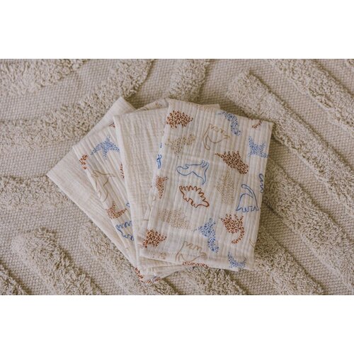 Bubaba by FreeON tetra krpice muslin 4/1živalice, 40 x 40 cm beige Slike