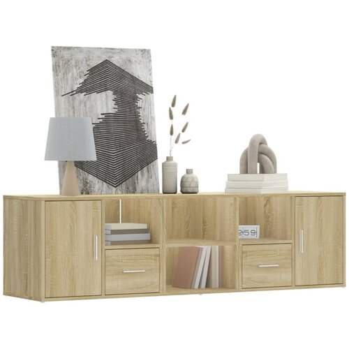 The Living Store Kotna omarica sonoma hrast 160x40x45 cm iverna plošča - Kotna Omarica, (21837318) Cene