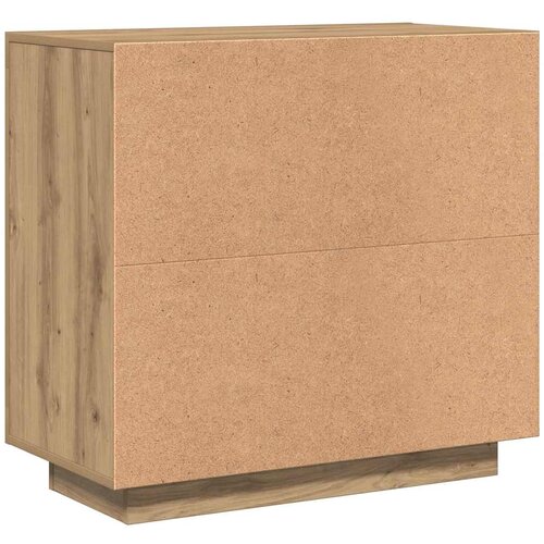  Komoda Artisan hrast 80x40x75 cm izrađeno drvo Slike
