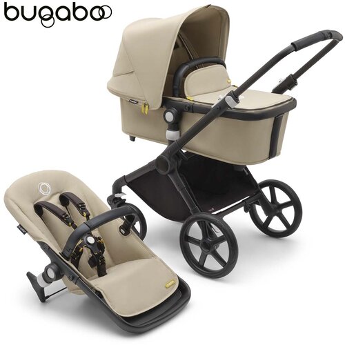 BUGABOO dječja kolica 2u1 fox™ cub complete black/desert beige Cene