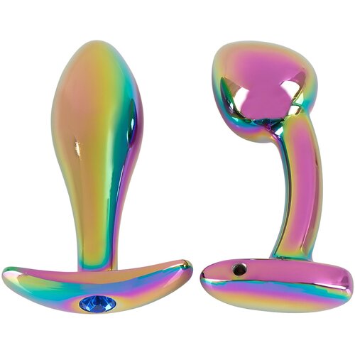 Anos Metal Butt Plug Set in Rainbow Colours Slike