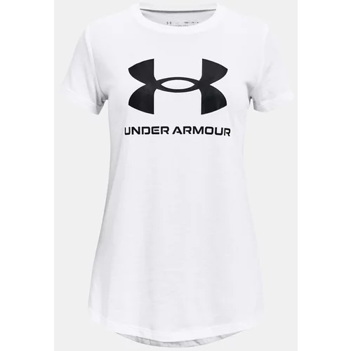 Under Armour UA Sportstyle Logo SS Majica otroška Bela